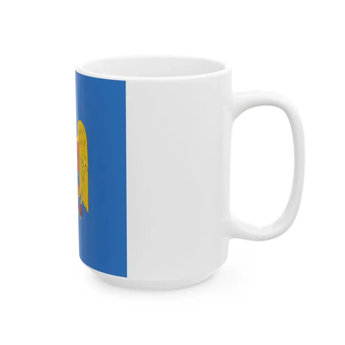 Royal standard of Romania Prince 1922 model (Oman) White Coffee Mug - Go Mug Yourself