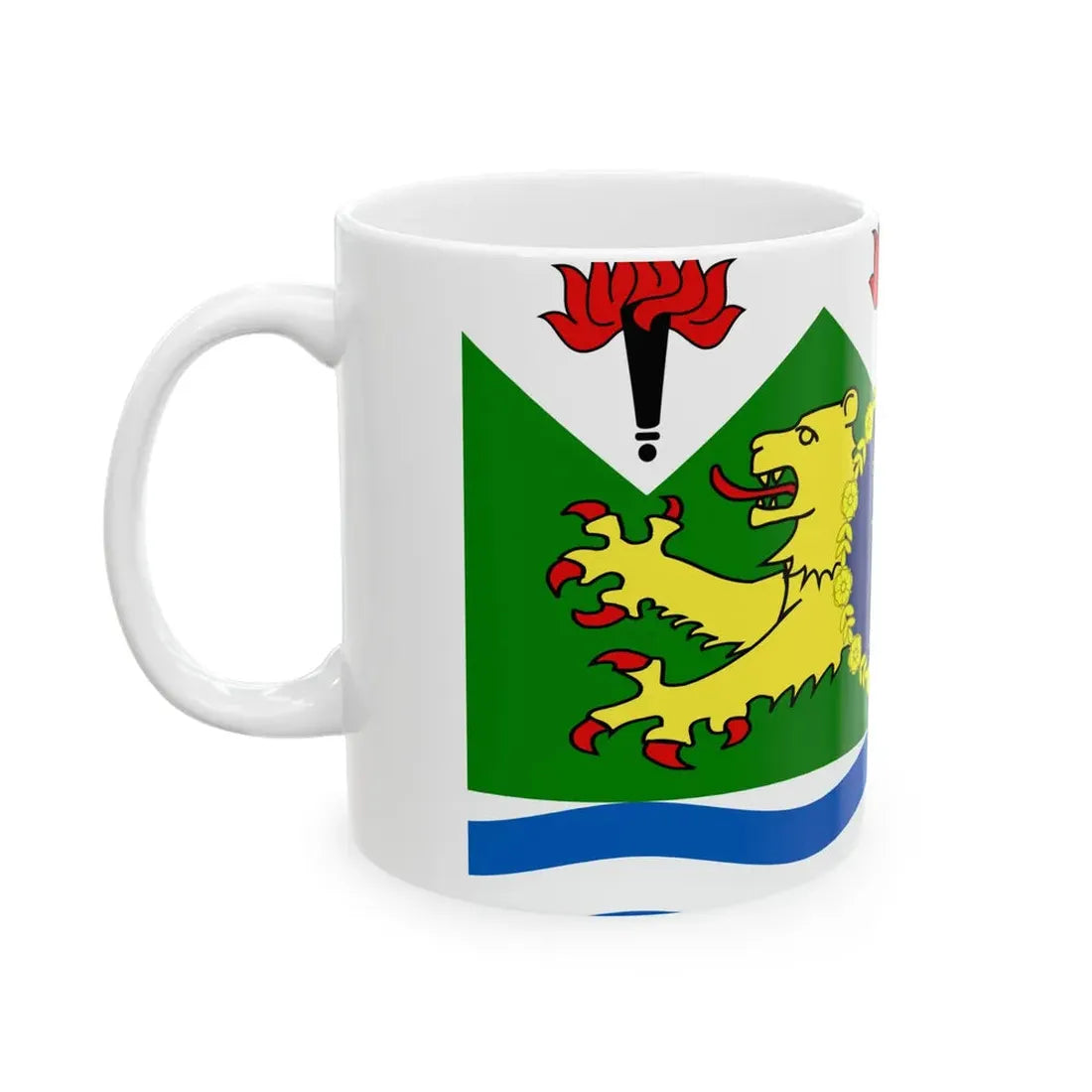 Royal Standard of Sierra Leone (Sierra Leone) White Coffee Mug - Go Mug Yourself