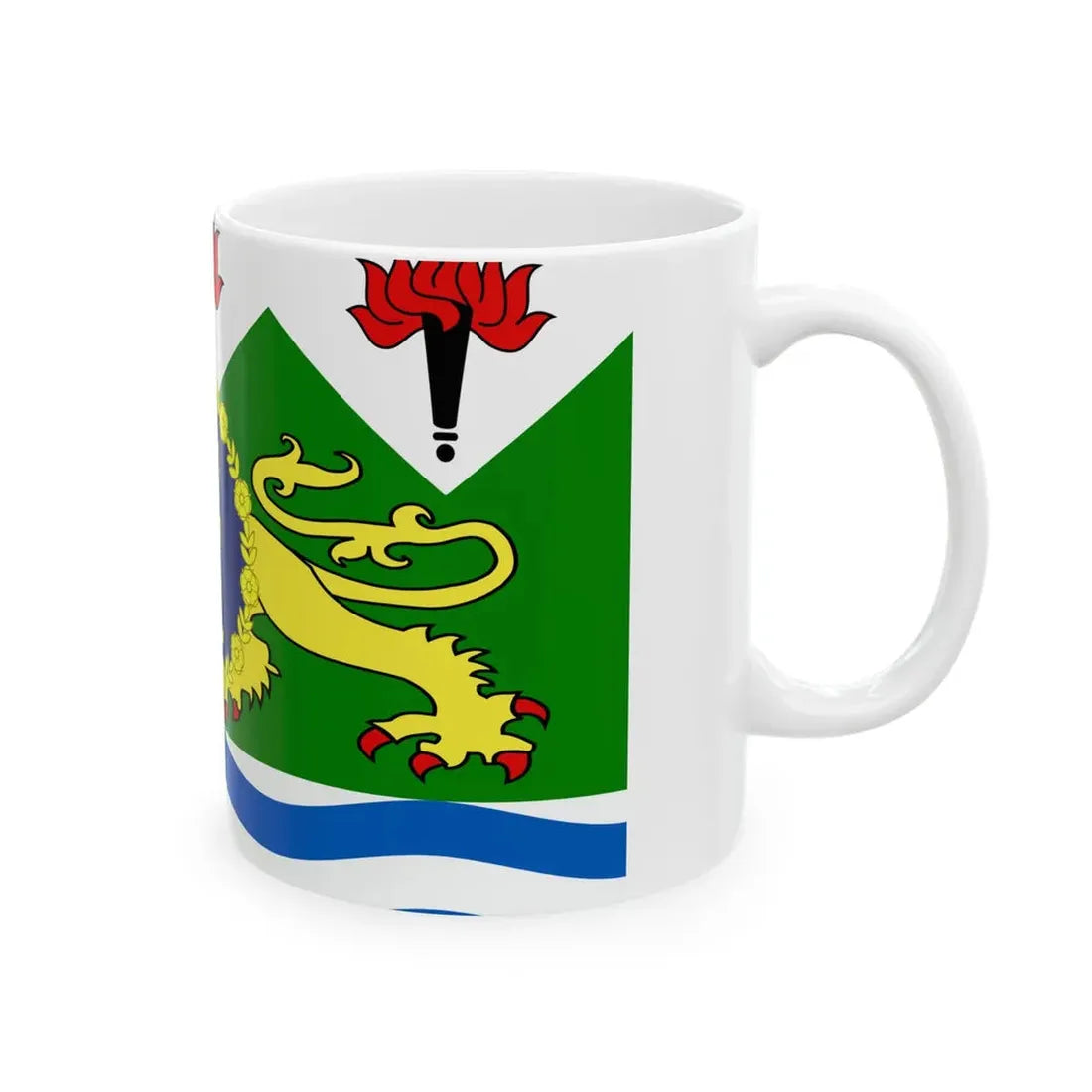 Royal Standard of Sierra Leone (Sierra Leone) White Coffee Mug - Go Mug Yourself
