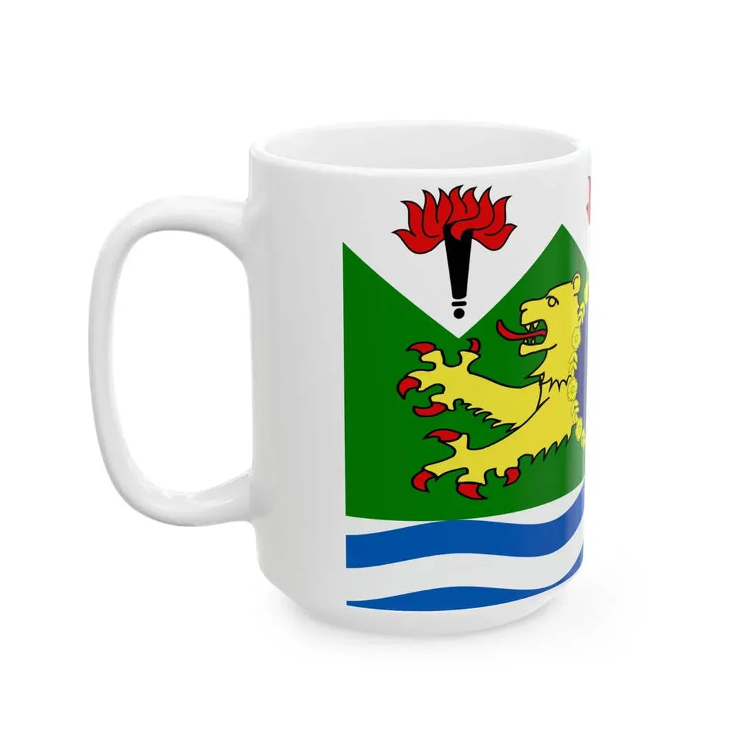 Royal Standard of Sierra Leone (Sierra Leone) White Coffee Mug - Go Mug Yourself