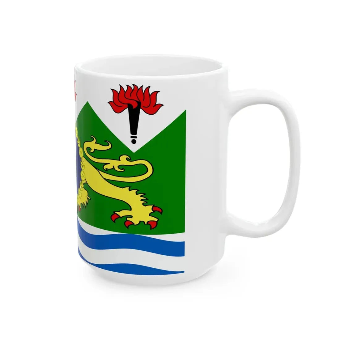 Royal Standard of Sierra Leone (Sierra Leone) White Coffee Mug - Go Mug Yourself