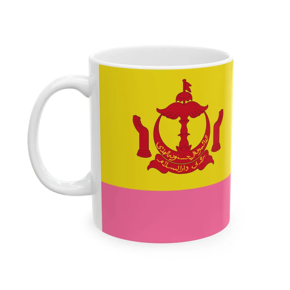 Royal Standard of the Cheteria Damit (Brunei) White Coffee Mug - Go Mug Yourself