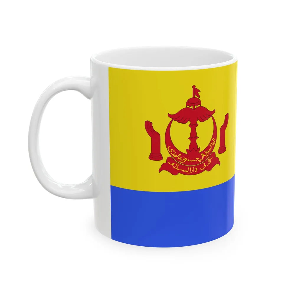 Royal Standard of the Cheteria Pengalasan (Brunei) White Coffee Mug - Go Mug Yourself