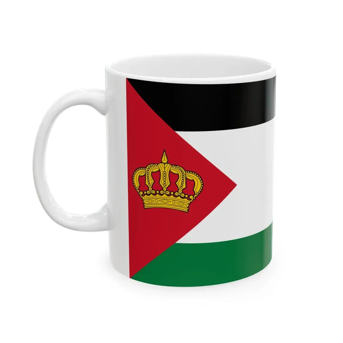 Royal Standard of the Crown Prince of Iraq 1930-1958 (Iraq) White Coffee Mug - Go Mug Yourself