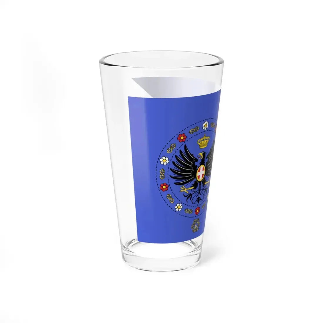 Royal Standard of the Crown Prince of Italy 1880-1946 variant (Italy) Pint Glass 16oz - Go Mug Yourself