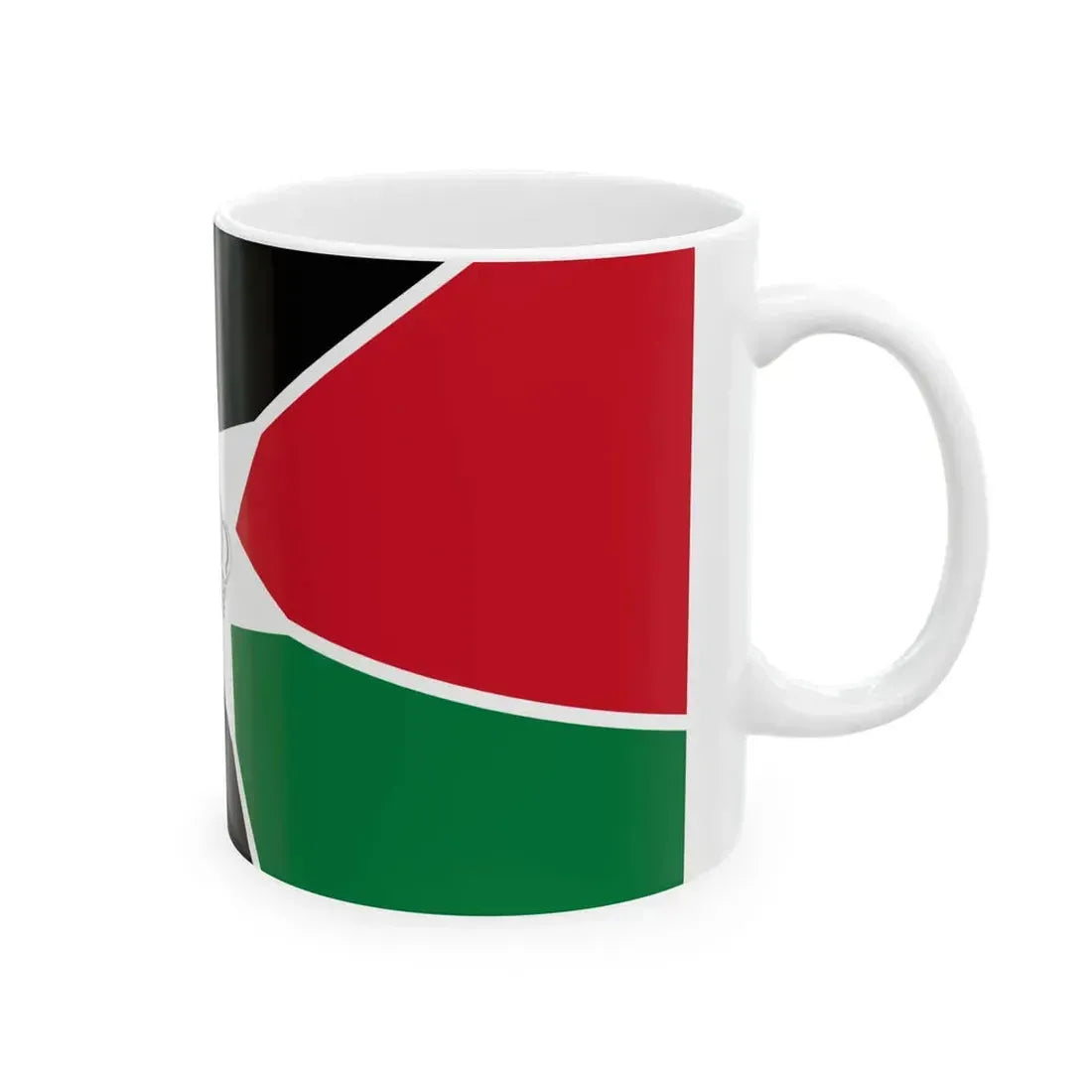 Royal Standard of the Crown Prince of Jordan (Jordan) White Coffee Mug - Go Mug Yourself