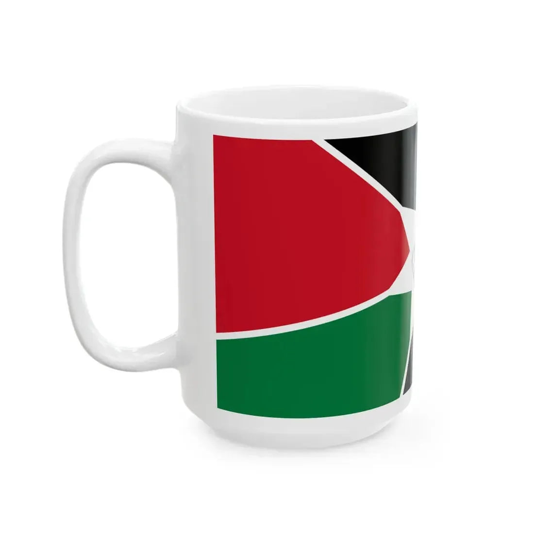 Royal Standard of the Crown Prince of Jordan (Jordan) White Coffee Mug - Go Mug Yourself