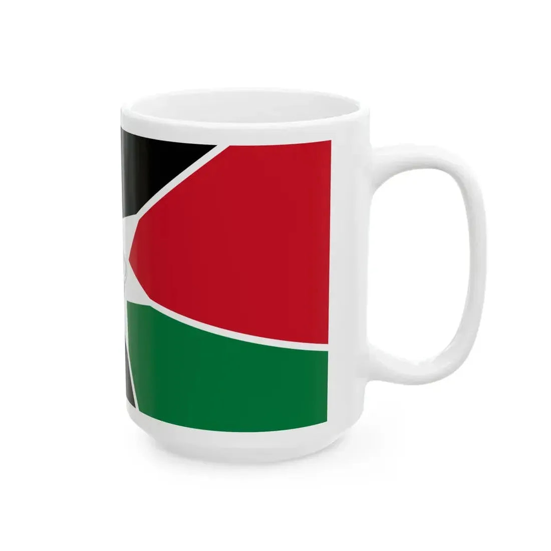 Royal Standard of the Crown Prince of Jordan (Jordan) White Coffee Mug - Go Mug Yourself