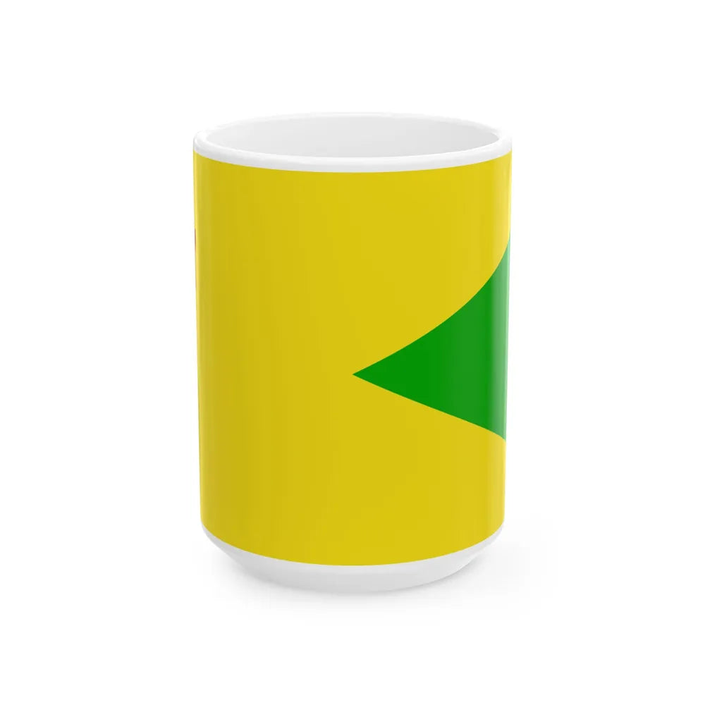 Royal Standard of the Gahara Grandchild of the Sultan of Brunei (Brunei) White Coffee Mug 15oz - Go Mug Yourself