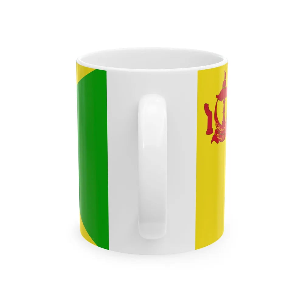Royal Standard of the Gahara Grandchild of the Sultan of Brunei (Brunei) White Coffee Mug - Go Mug Yourself
