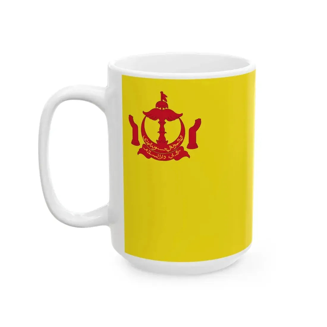 Royal Standard of the Gahara Grandchild of the Sultan of Brunei (Brunei) White Coffee Mug - Go Mug Yourself