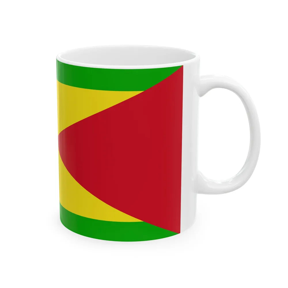 Royal Standard of the Great-Great-Grandchild of the Sultan of Brunei (Brunei) White Coffee Mug - Go Mug Yourself
