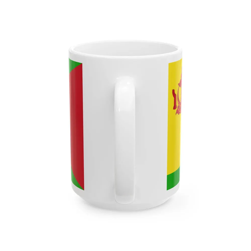 Royal Standard of the Great-Great-Grandchild of the Sultan of Brunei (Brunei) White Coffee Mug - Go Mug Yourself