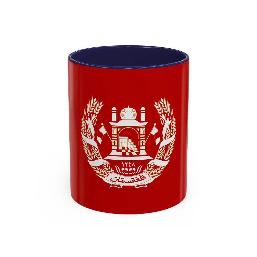 Royal Standard of the King of Afghanistan 1931 to 1973 - Accent Coffee Mug 11oz Navy - Go Mug Yourself