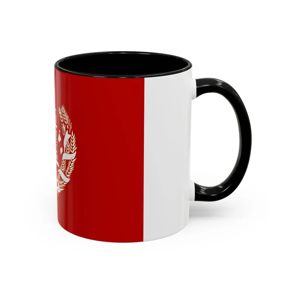 Royal Standard of the King of Afghanistan 1931 to 1973 - Accent Coffee Mug - Go Mug Yourself