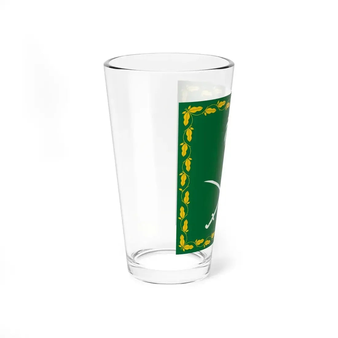 Royal Standard of the King of Saudi Arabia 1964-1973 (Saudi Arabia) Pint Glass 16oz - Go Mug Yourself