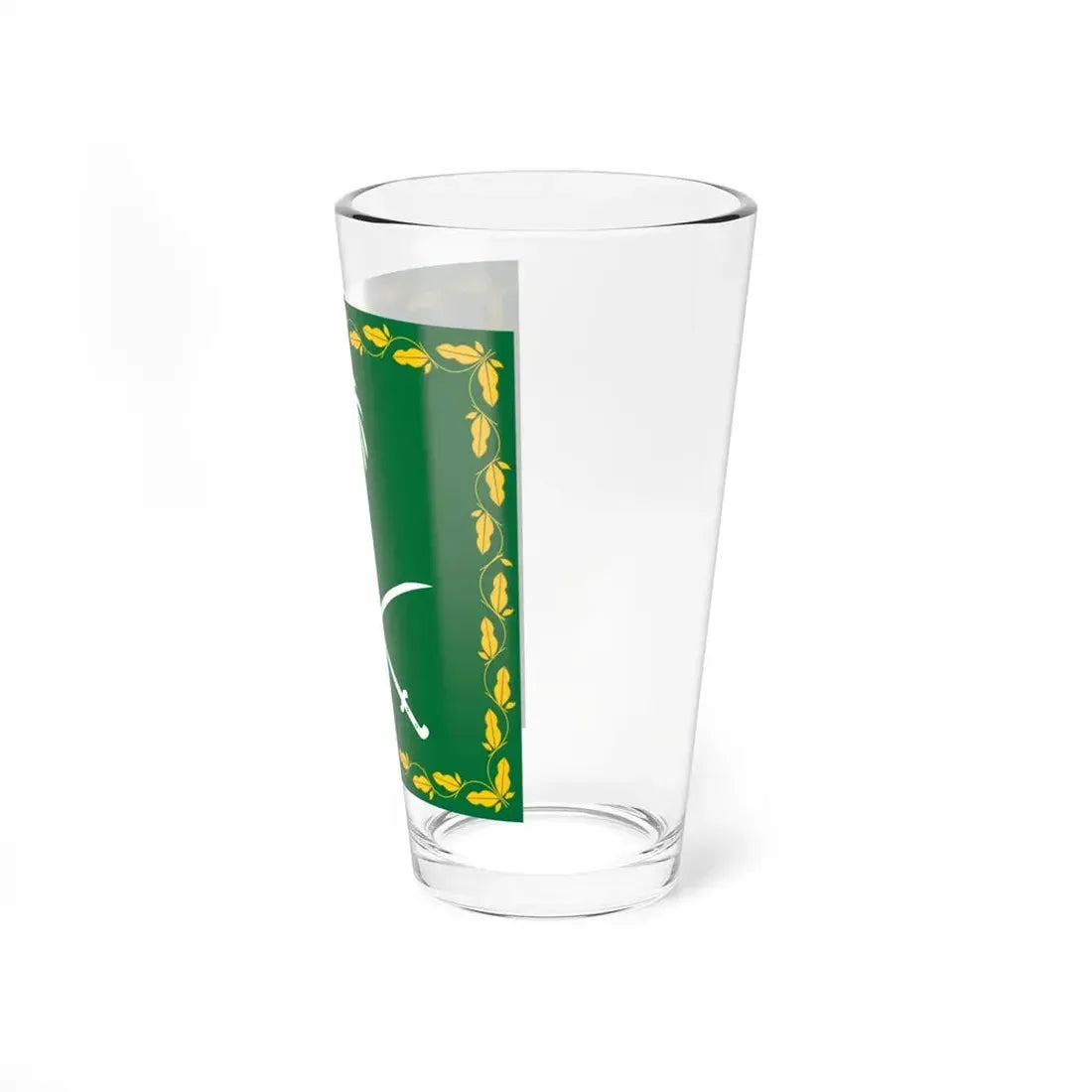 Royal Standard of the King of Saudi Arabia 1964-1973 (Saudi Arabia) Pint Glass 16oz - Go Mug Yourself