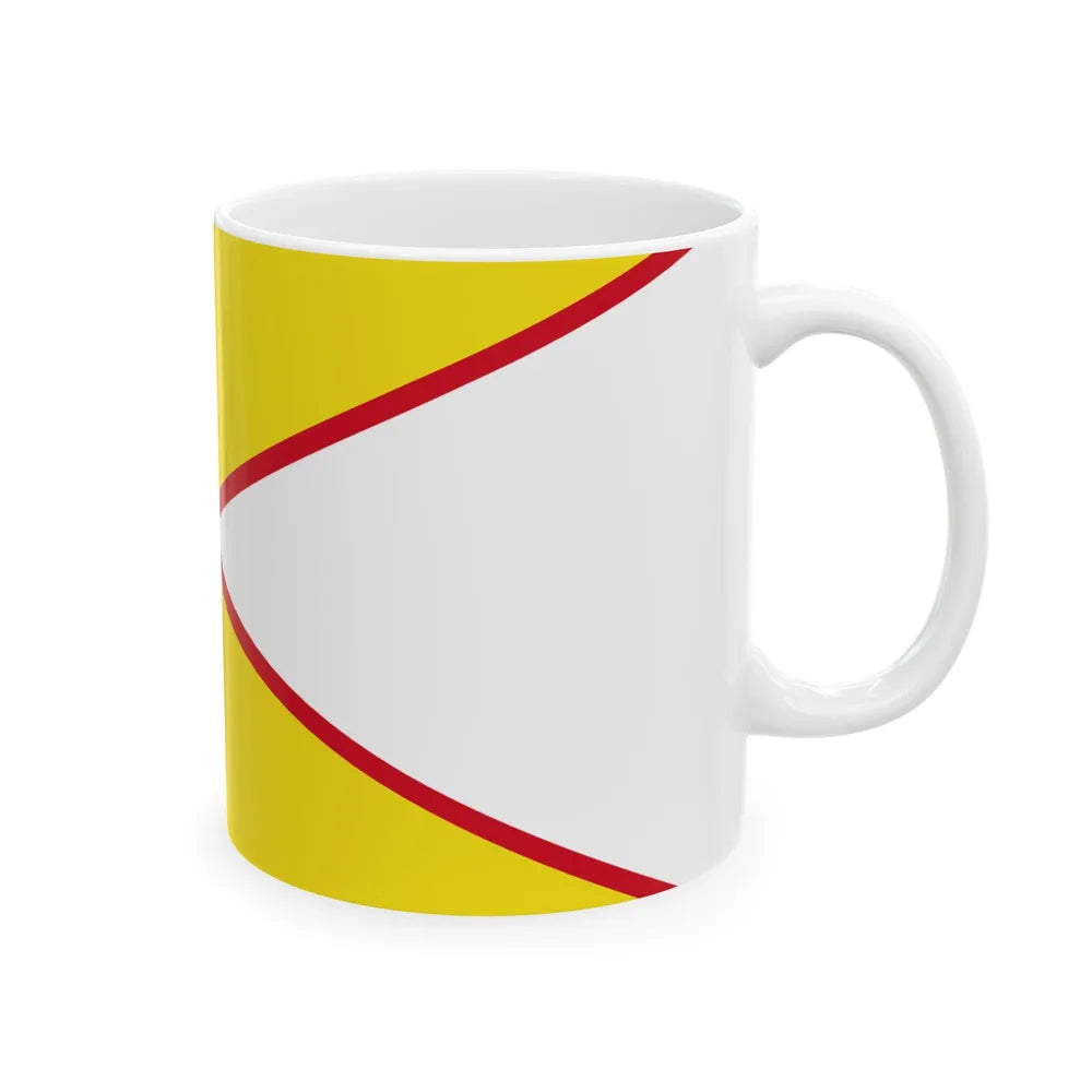 Royal Standard of the Non-Gahara Child of the Sultan of Brunei (Brunei) White Coffee Mug - Go Mug Yourself