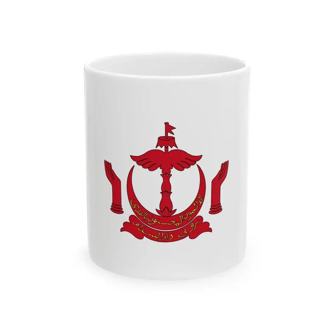 Royal Standard of the Pengiran Bendahara Non-Gahara (Brunei) White Coffee Mug 11oz - Go Mug Yourself