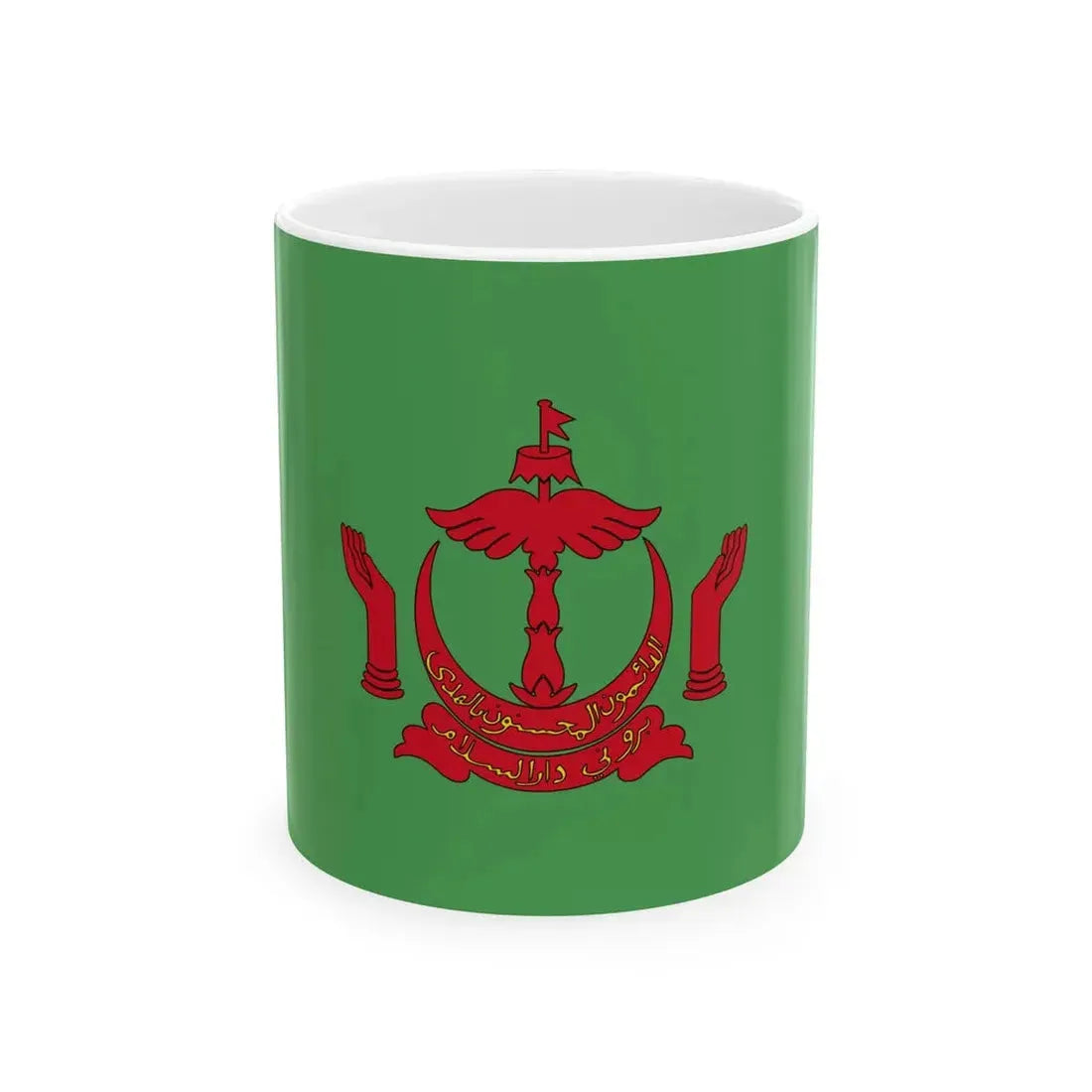 Royal Standard of the Pengiran Di-Gadong Non-Gahara (Brunei) White Coffee Mug 11oz - Go Mug Yourself
