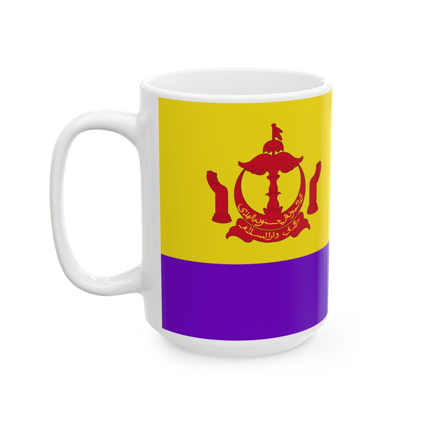 Royal Standard of the Pengiran Pekerma Setia Diraja Sahibul Bandar (Brunei) White Coffee Mug-Go Mug Yourself