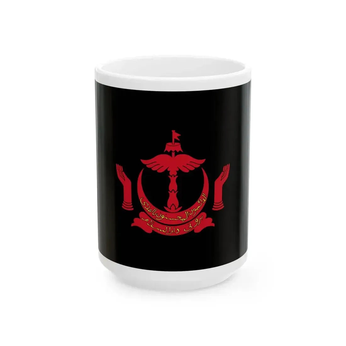 Royal Standard of the Pengiran Pemancha Non-Gahara (Brunei) White Coffee Mug 15oz - Go Mug Yourself