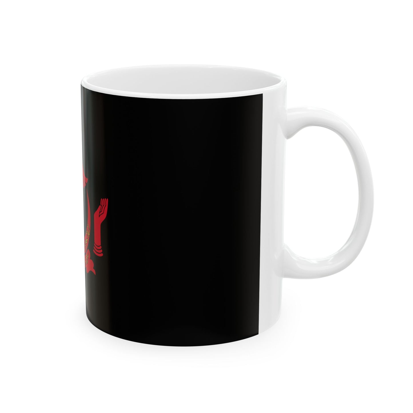 Royal Standard of the Pengiran Pemancha Non-Gahara (Brunei) White Coffee Mug-Go Mug Yourself