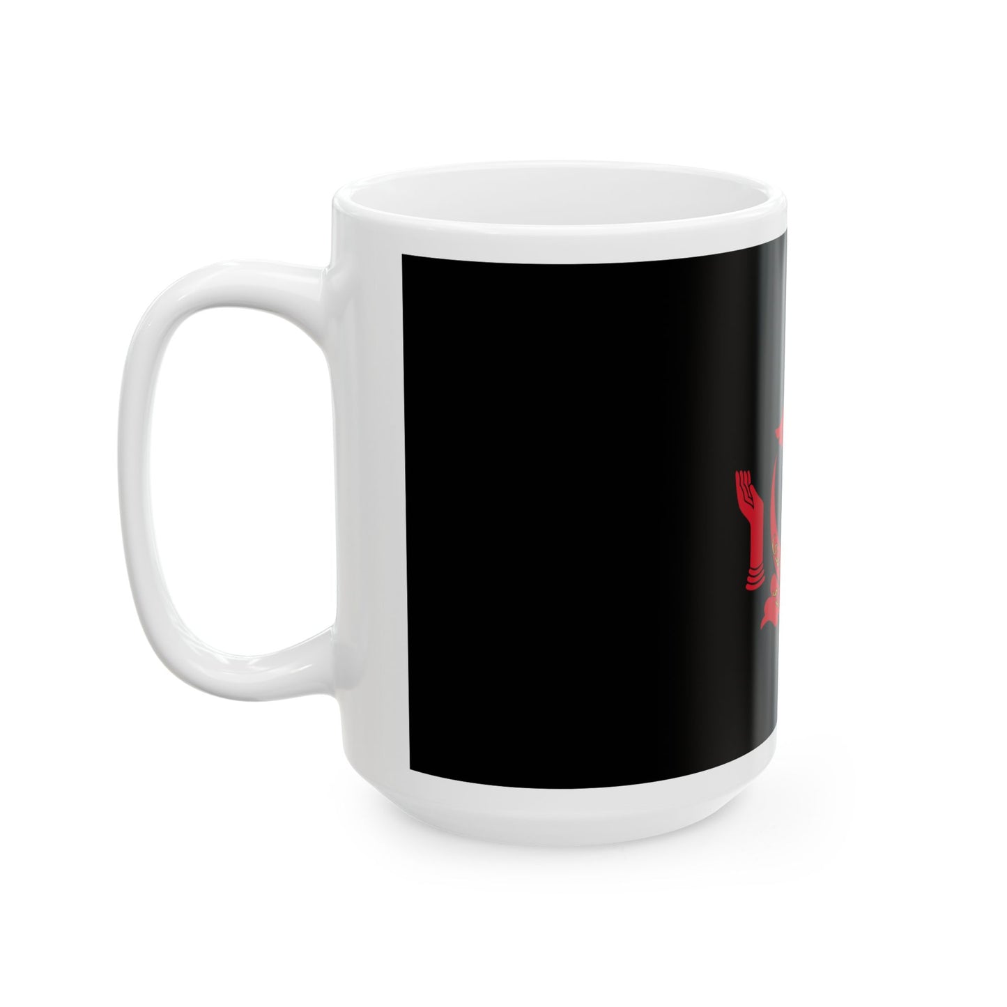 Royal Standard of the Pengiran Pemancha Non-Gahara (Brunei) White Coffee Mug-Go Mug Yourself