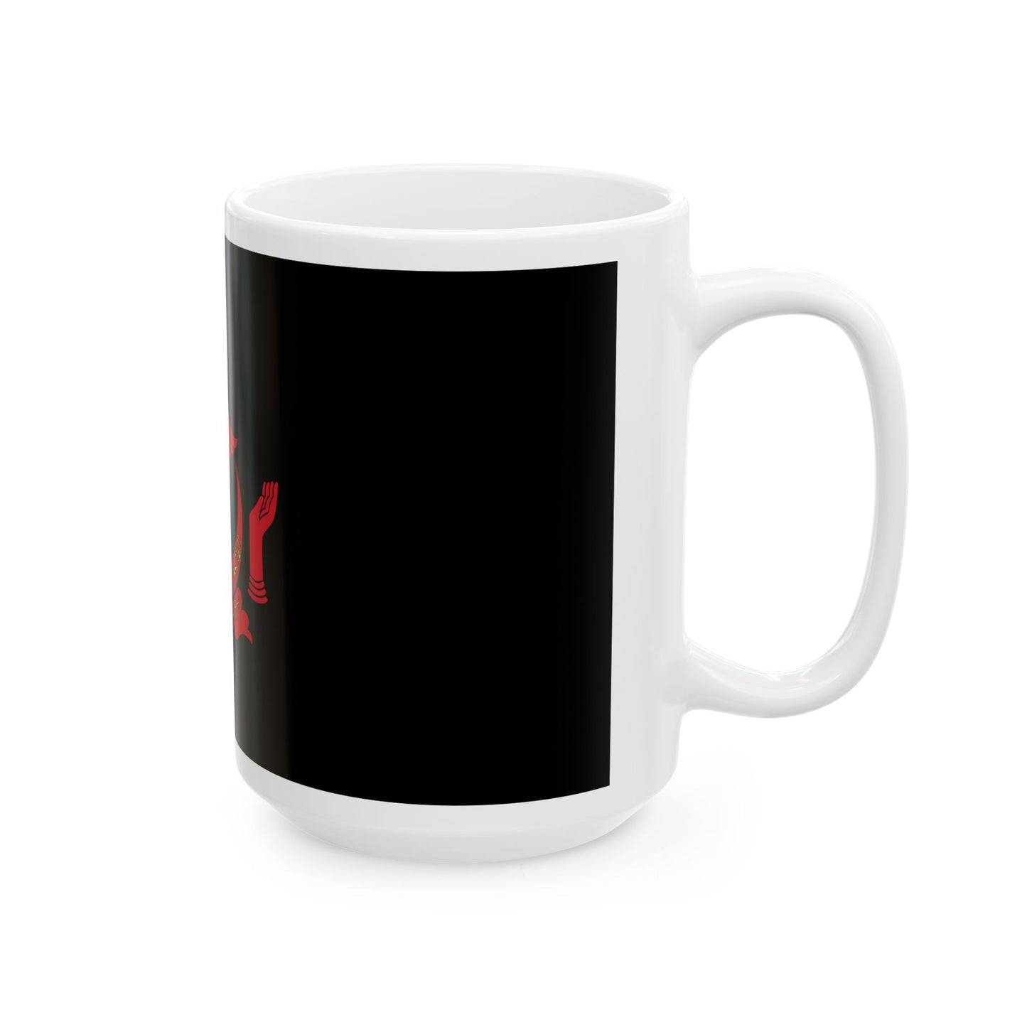 Royal Standard of the Pengiran Pemancha Non-Gahara (Brunei) White Coffee Mug-Go Mug Yourself