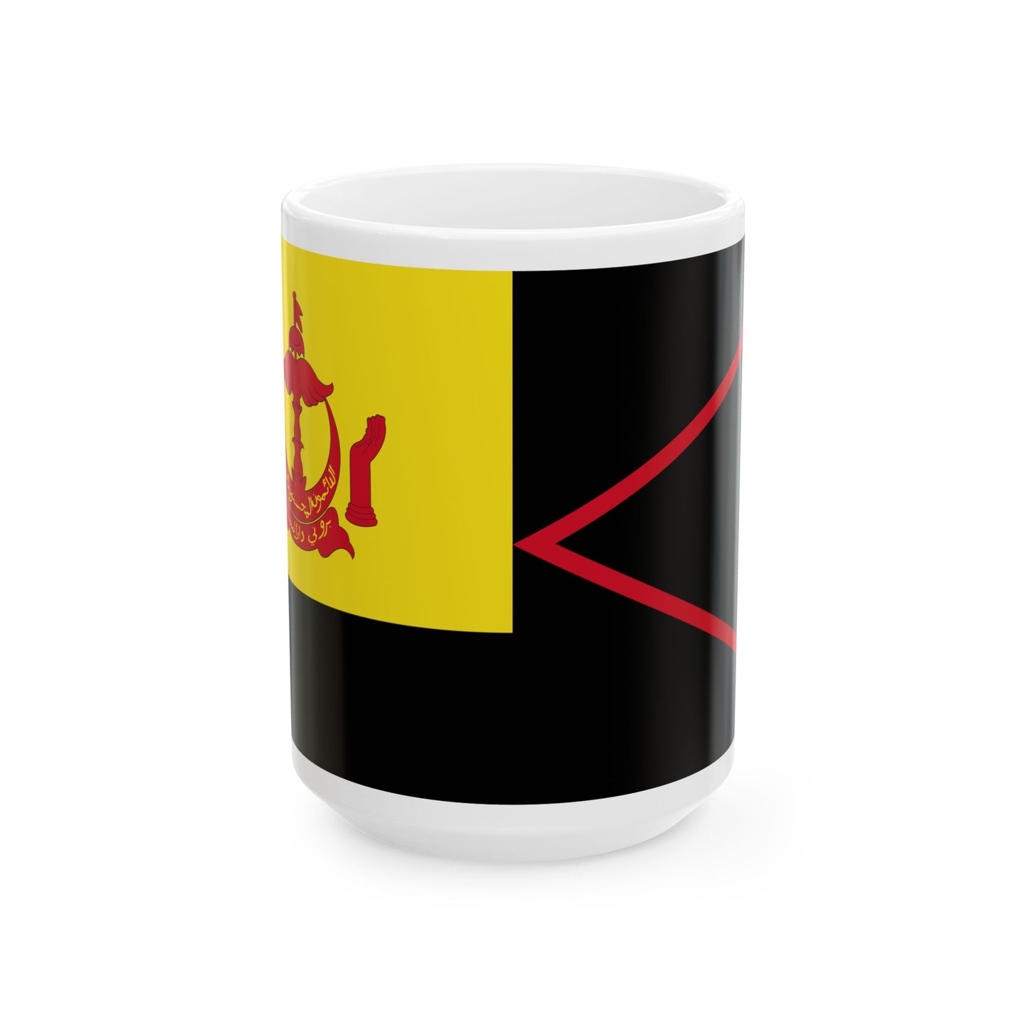 Royal Standard of the Pengiran Penggawa Laila Bentara Istiadat Diraja Dalam Istana (Brunei) White Coffee Mug-15oz-Go Mug Yourself
