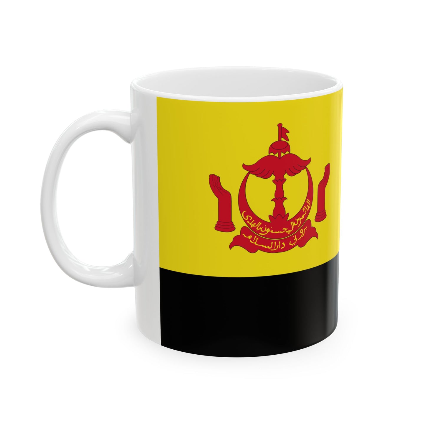 Royal Standard of the Pengiran Penggawa Laila Bentara Istiadat Diraja Dalam Istana (Brunei) White Coffee Mug-Go Mug Yourself