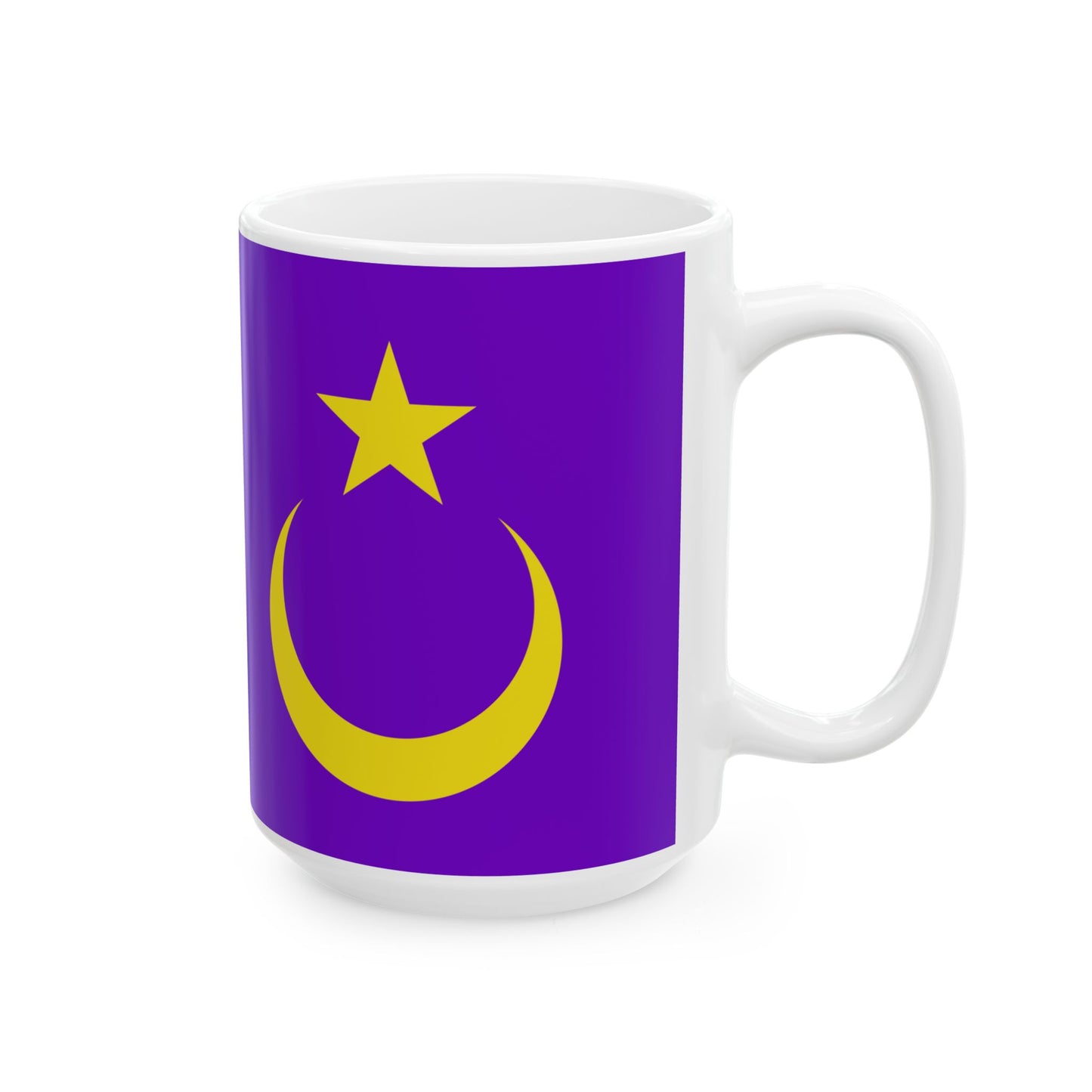 Royal Standard of the Pengiran Perdana Cheteria Sahibun Nabalah (Brunei) White Coffee Mug-Go Mug Yourself