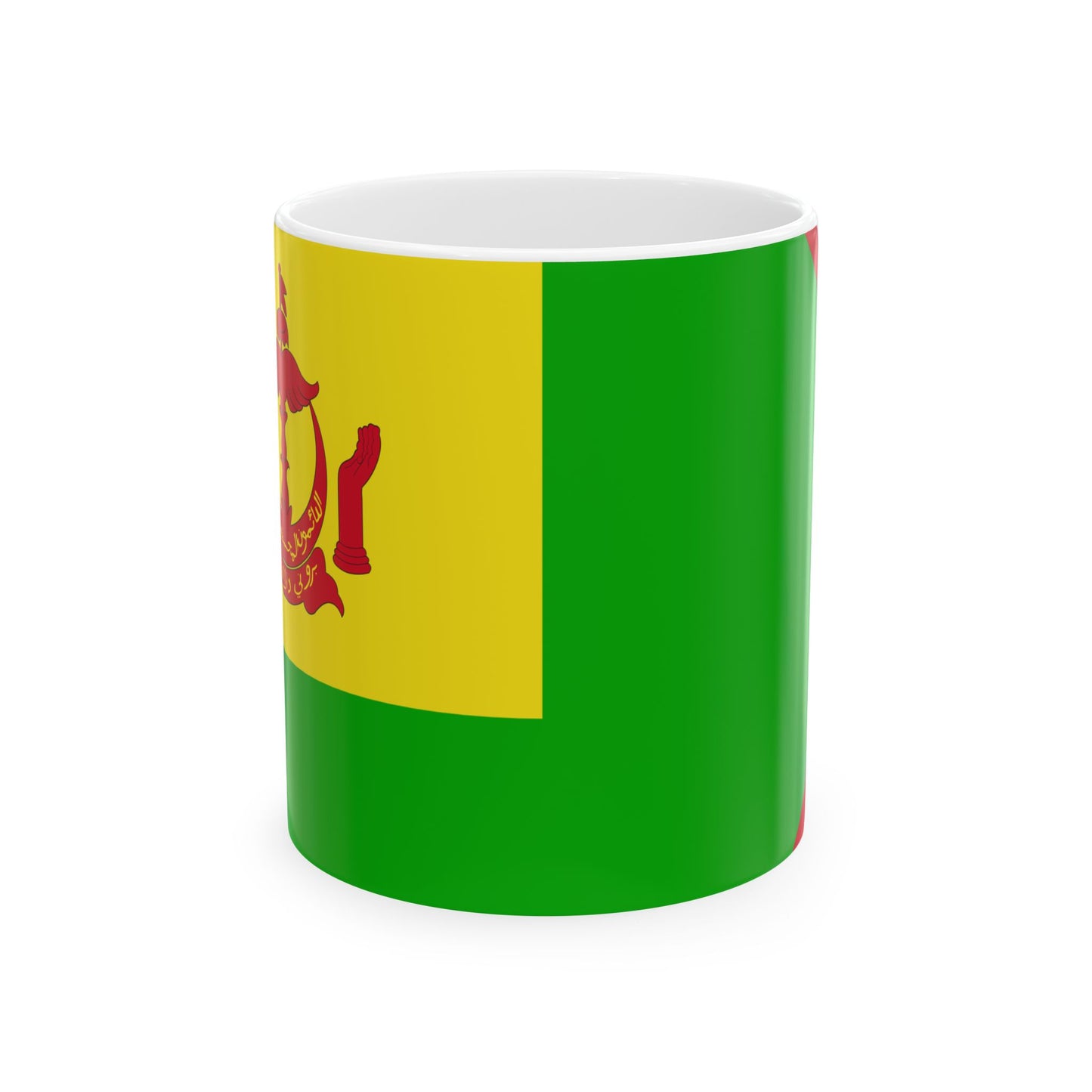 Royal Standard of the Pengiran Sanggamara Diraja (Brunei) White Coffee Mug-11oz-Go Mug Yourself