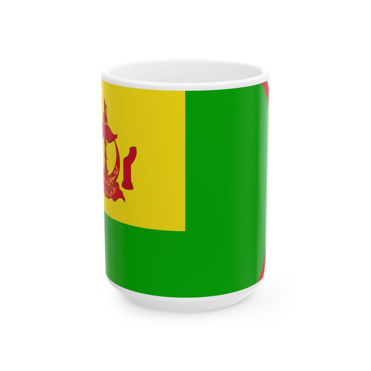Royal Standard of the Pengiran Sanggamara Diraja (Brunei) White Coffee Mug-15oz-Go Mug Yourself