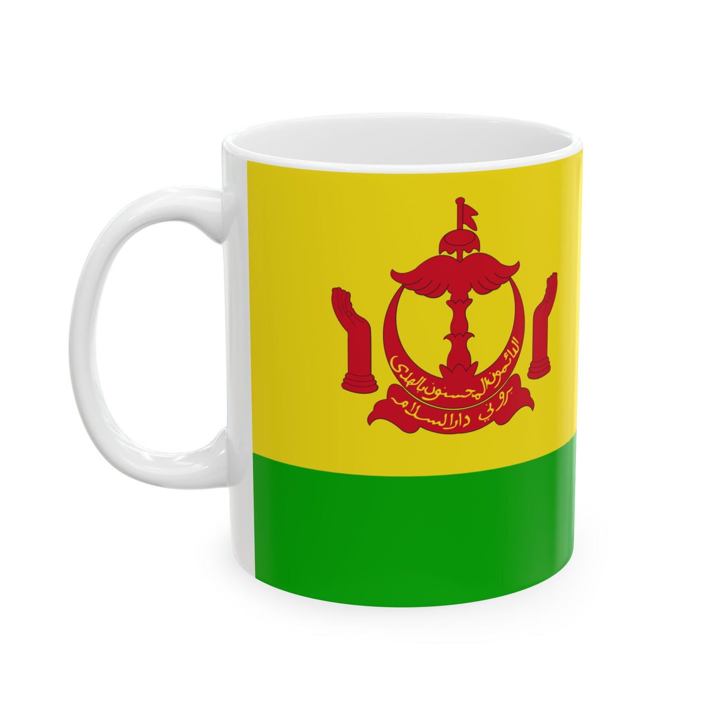 Royal Standard of the Pengiran Sanggamara Diraja (Brunei) White Coffee Mug-Go Mug Yourself