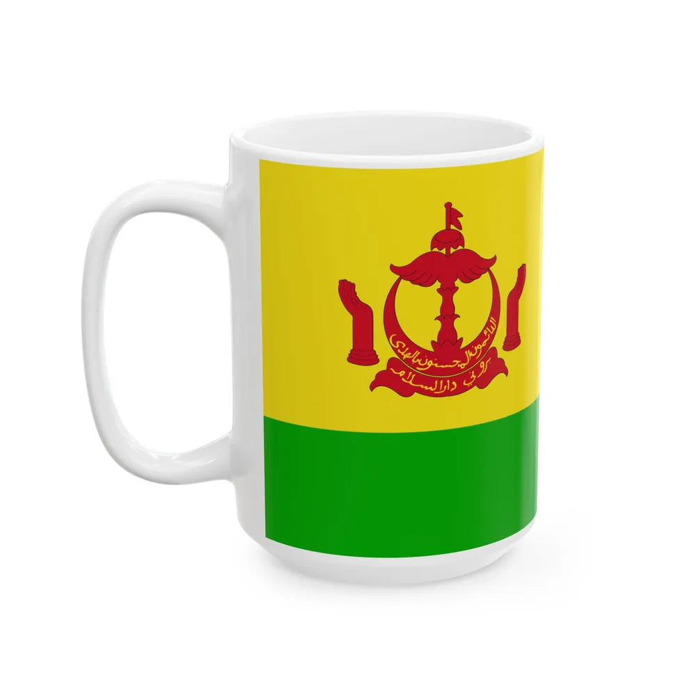Royal Standard of the Pengiran Sanggamara Diraja (Brunei) White Coffee Mug - Go Mug Yourself