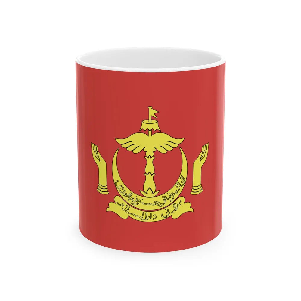Royal Standard of the Pengiran Temenggong Non-Gahara (Brunei) White Coffee Mug 11oz - Go Mug Yourself