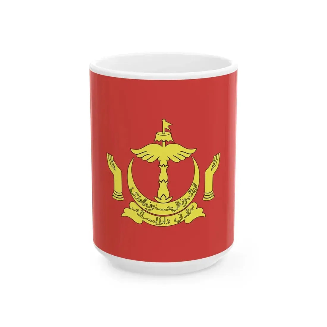 Royal Standard of the Pengiran Temenggong Non-Gahara (Brunei) White Coffee Mug 15oz - Go Mug Yourself