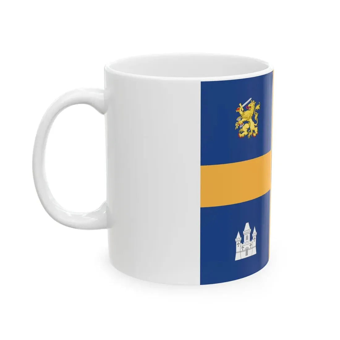 Royal Standard of the Prince Consort of the Netherlands 1980-2002 (Netherlands) White Coffee Mug - Go Mug Yourself