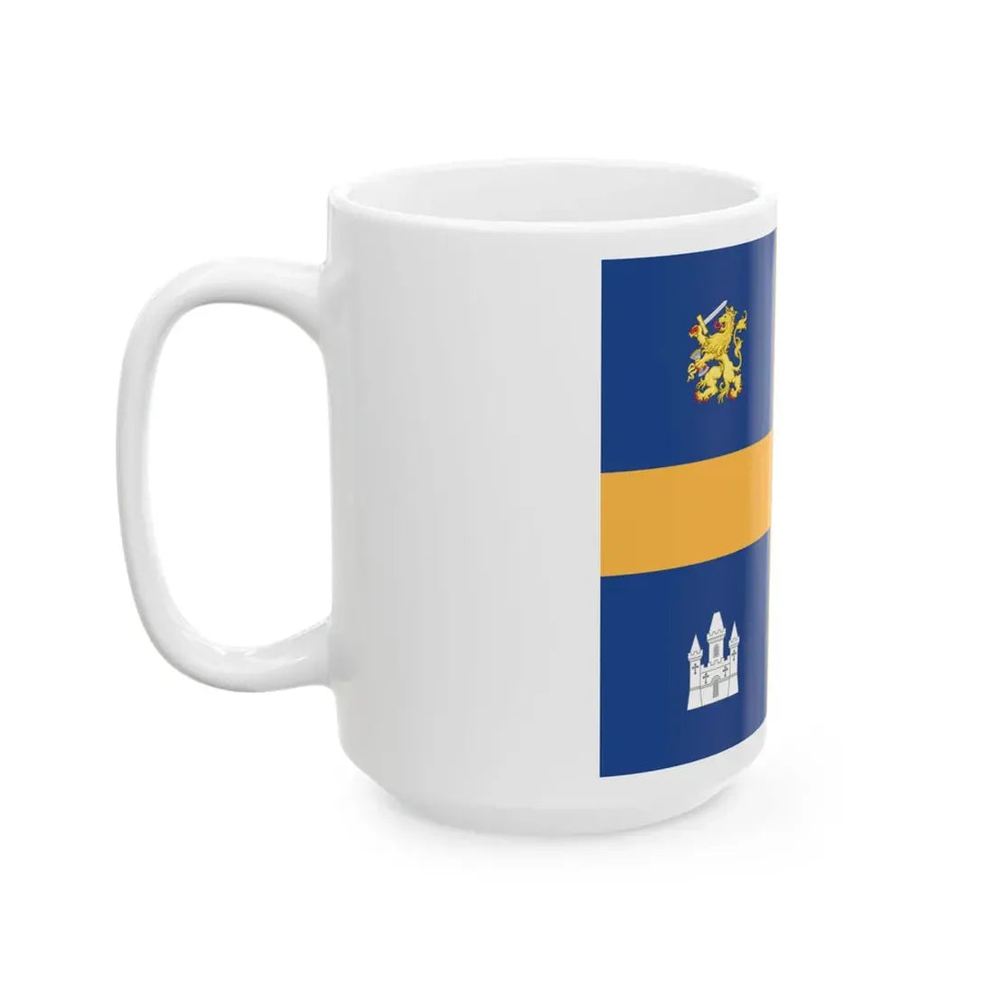 Royal Standard of the Prince Consort of the Netherlands 1980-2002 (Netherlands) White Coffee Mug - Go Mug Yourself