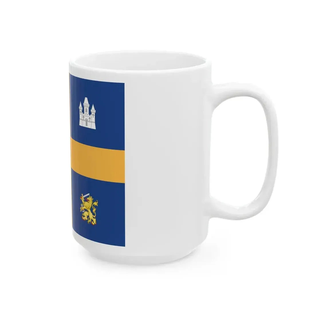 Royal Standard of the Prince Consort of the Netherlands 1980-2002 (Netherlands) White Coffee Mug - Go Mug Yourself
