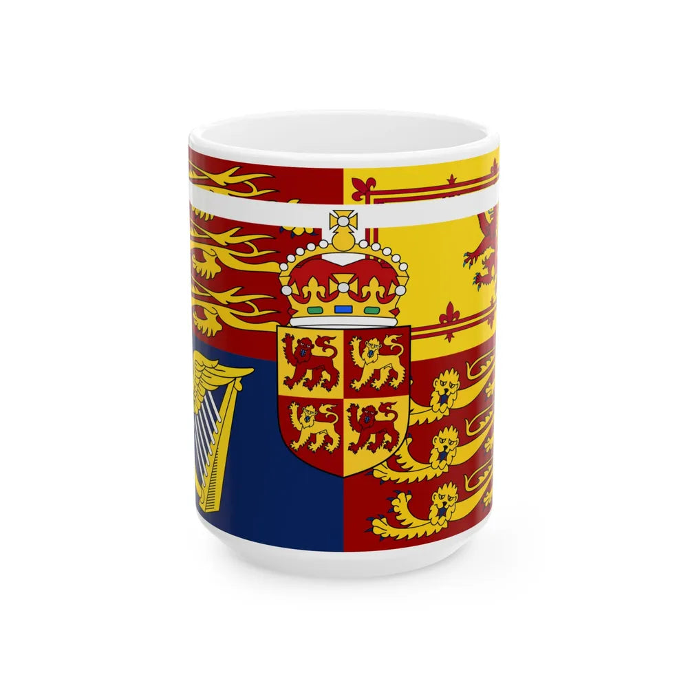 Royal Standard of the Prince of Wales (Australia) White Coffee Mug 15oz - Go Mug Yourself