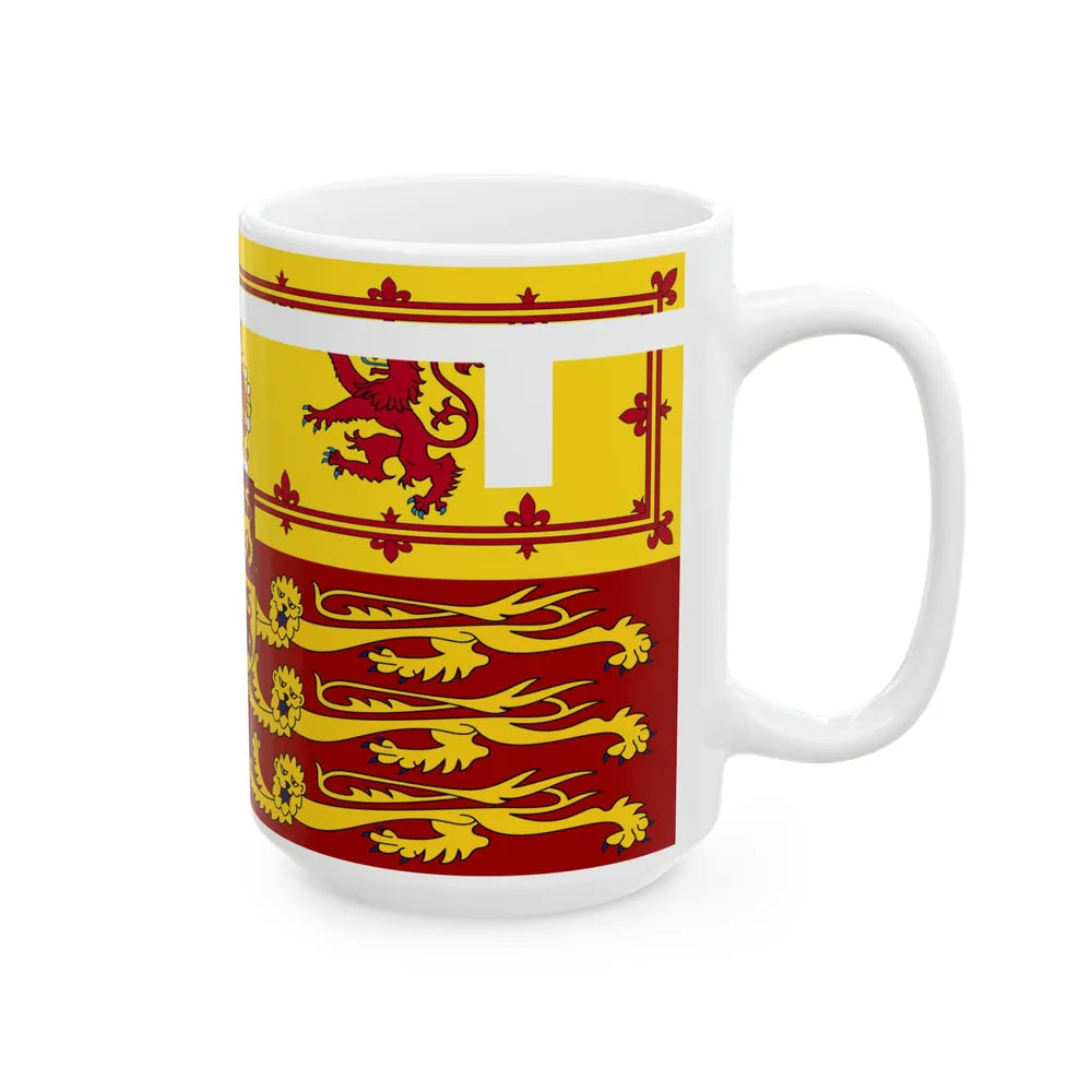 Royal Standard of the Prince of Wales (Australia) White Coffee Mug - Go Mug Yourself