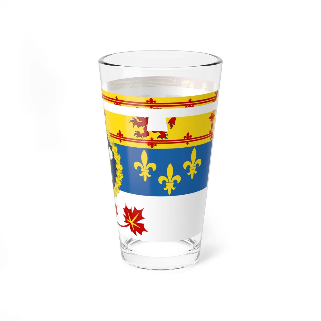 Royal Standard of the Prince of Wales in Canada (Canada) Pint Glass 16oz - Go Mug Yourself