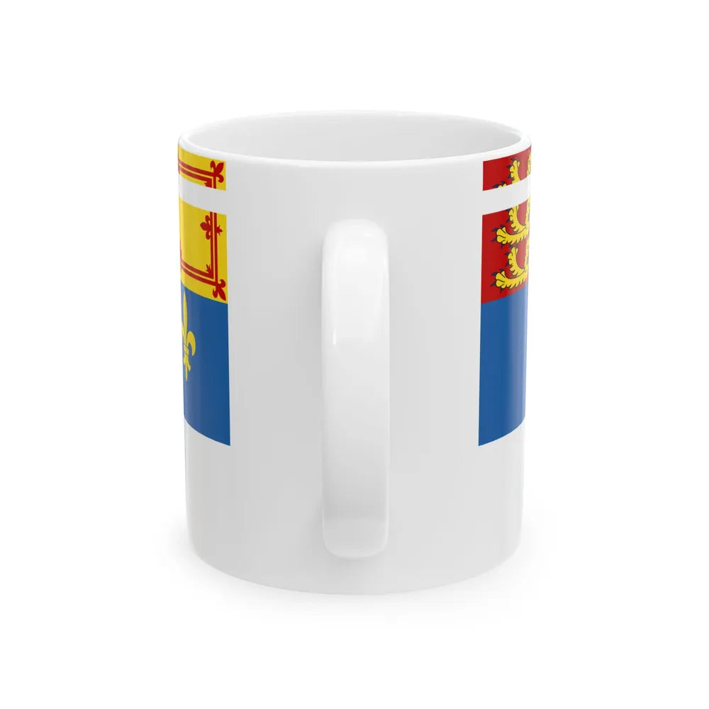 Royal Standard of the Prince of Wales in Canada (Canada) White Coffee Mug - Go Mug Yourself