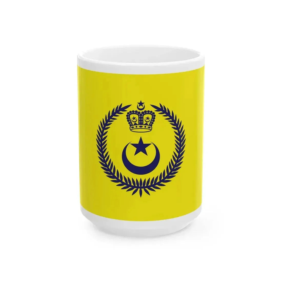 Royal Standard of the Raja Perempuan of Kelantan (Malaysia) White Coffee Mug 15oz - Go Mug Yourself