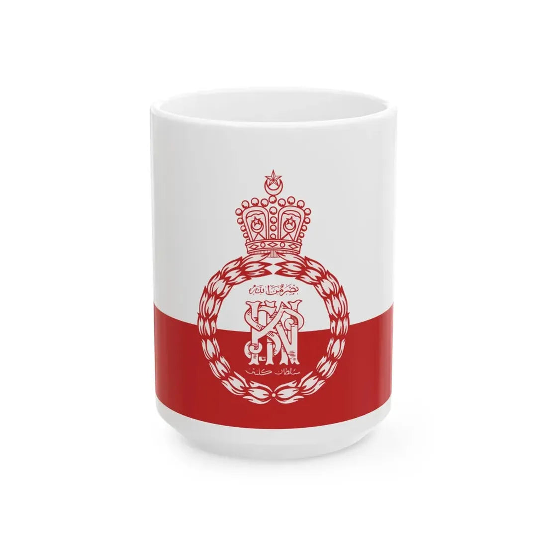 Royal Standard of the Sultan of Kelantan Sultan Muhammad V (Malaysia) White Coffee Mug 15oz - Go Mug Yourself