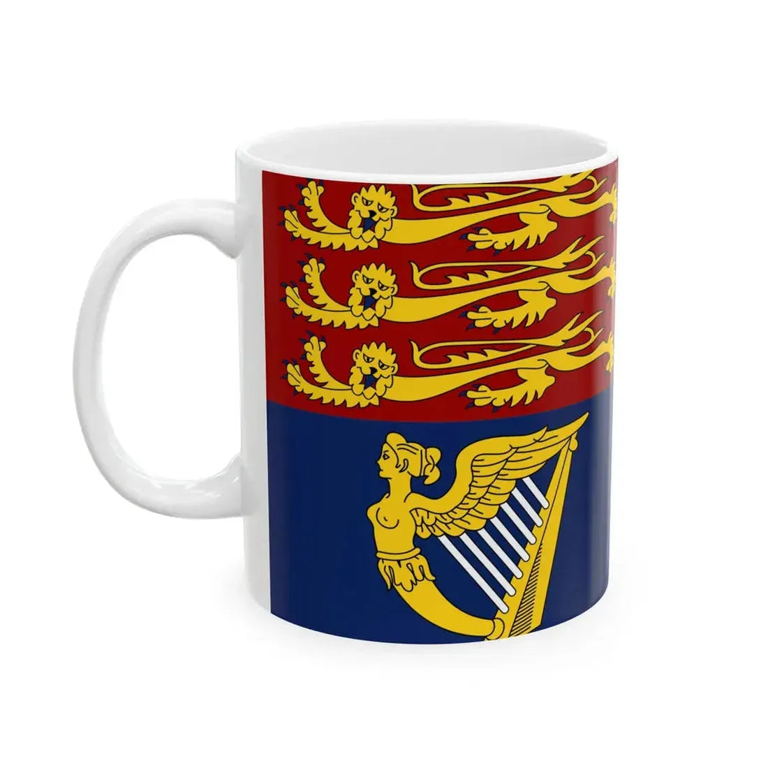 Royal Standard of the United Kingdom (Australia) White Coffee Mug - Go Mug Yourself