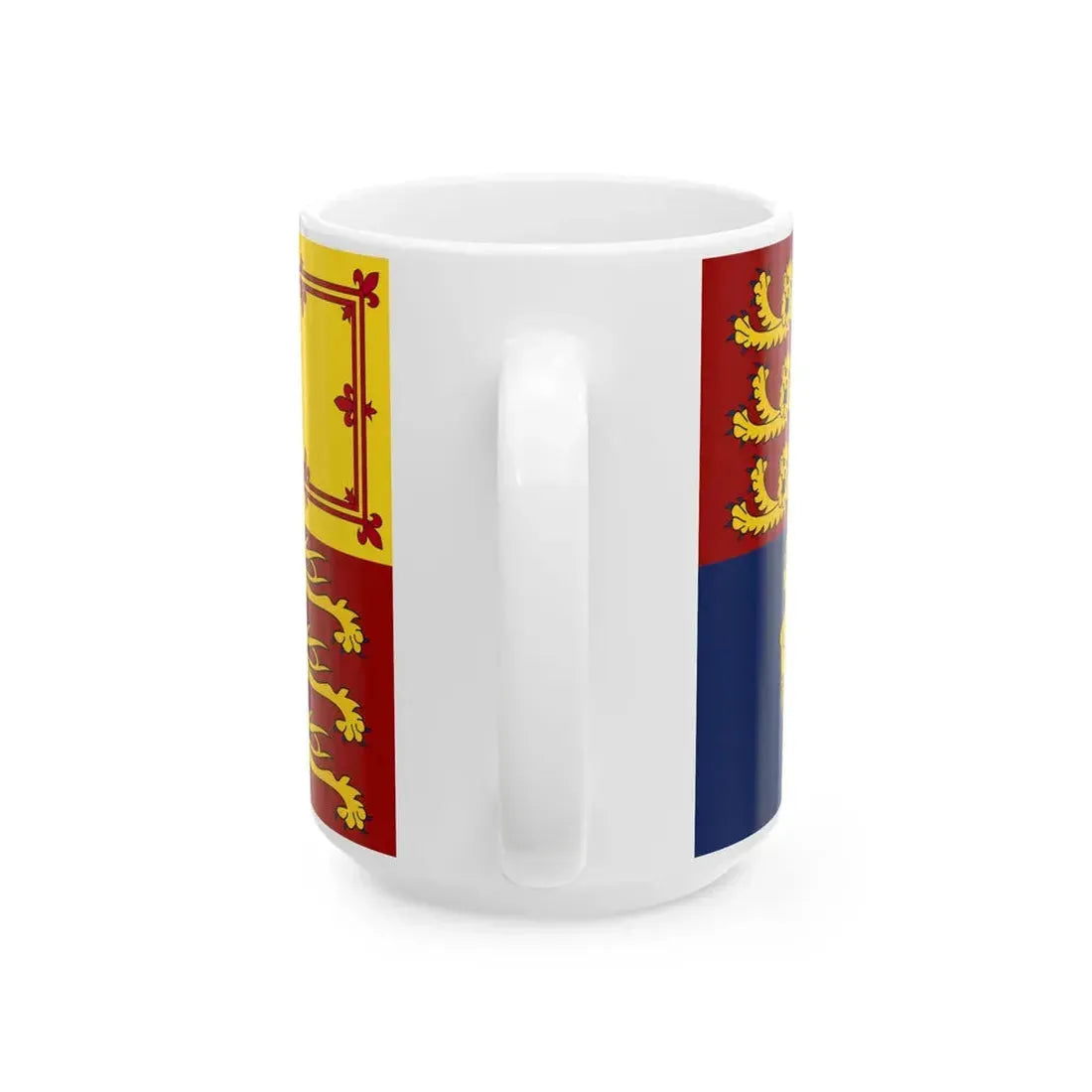 Royal Standard of the United Kingdom (Australia) White Coffee Mug - Go Mug Yourself