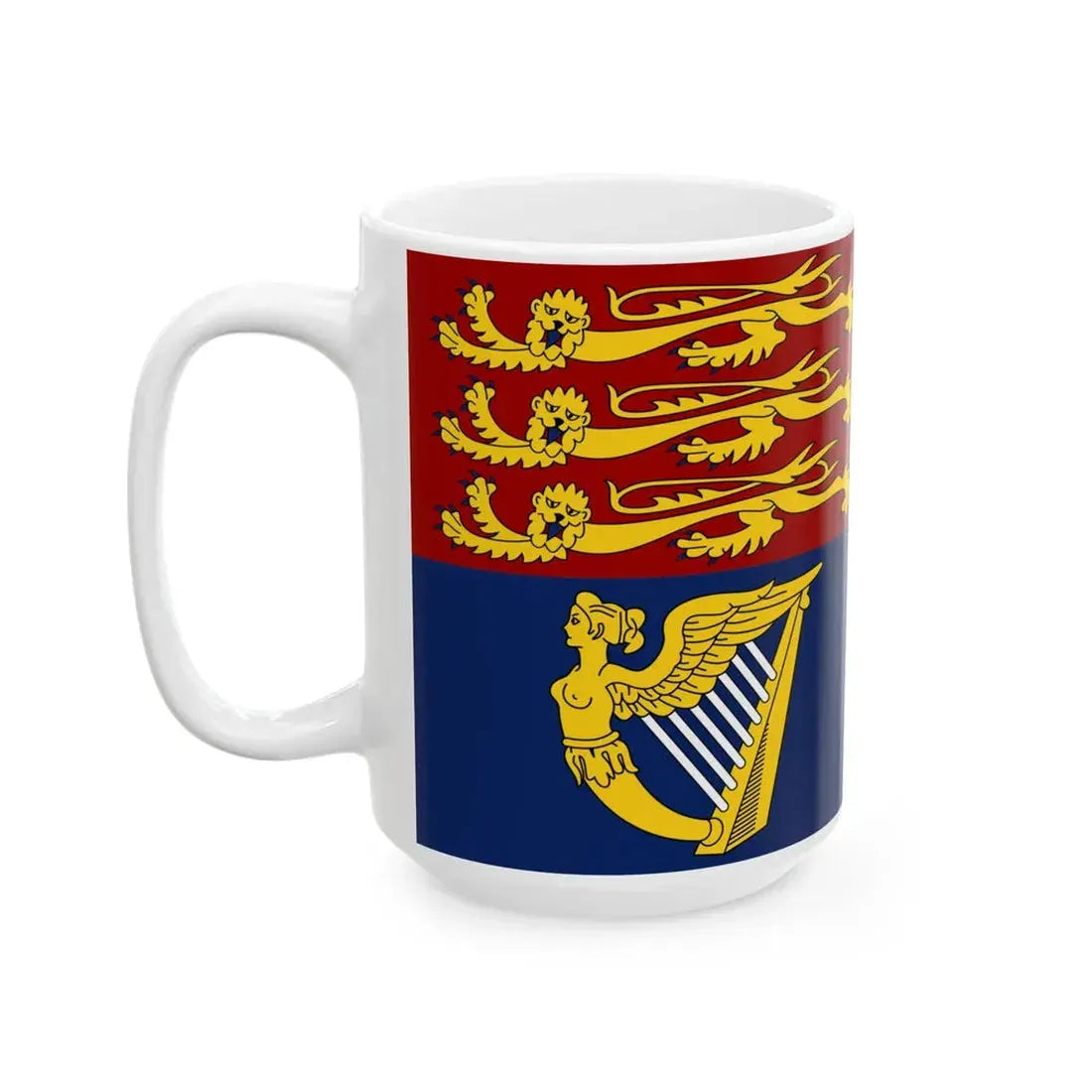 Royal Standard of the United Kingdom (Australia) White Coffee Mug - Go Mug Yourself